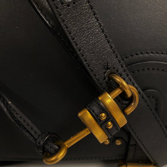 Chloe Aurore Black Leather Satchel Bag - Picture 6 of 11